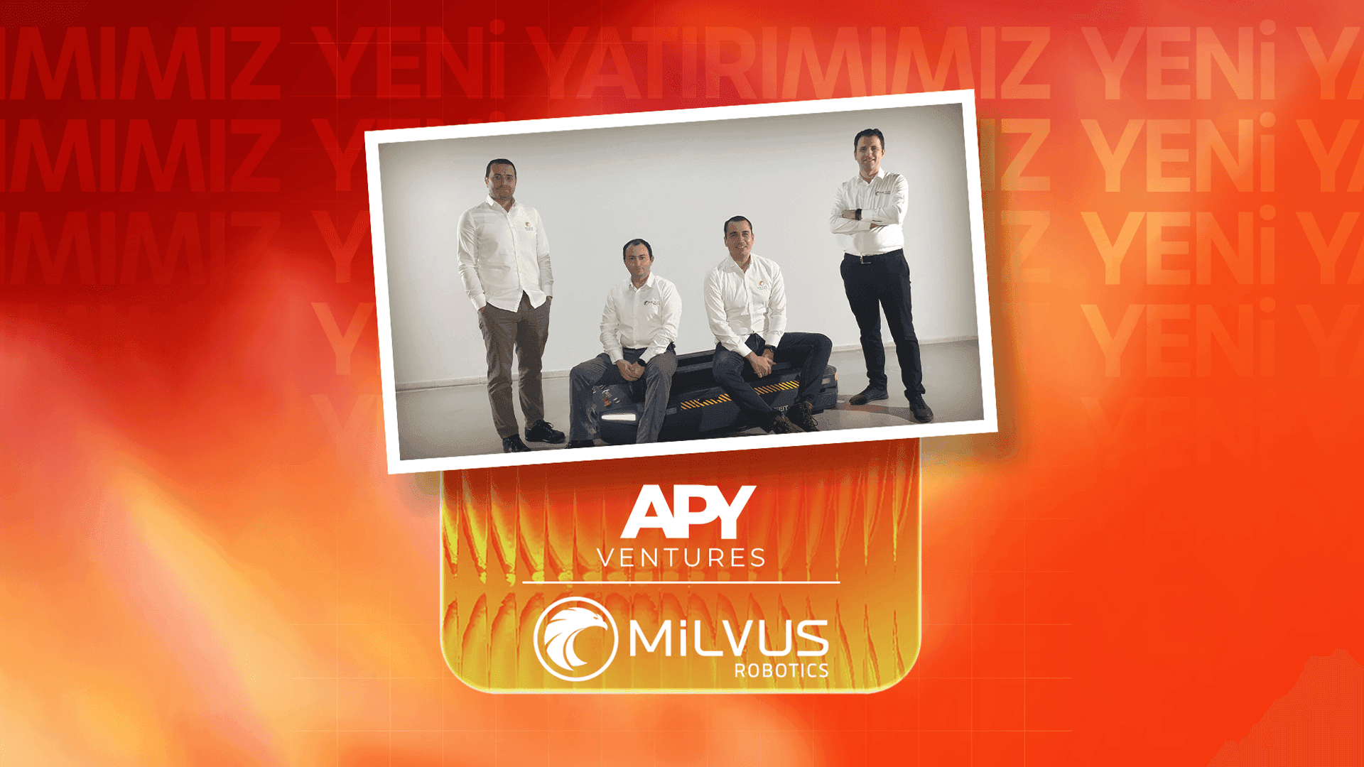 Robotik girişimi Milvus Robotics, APY Ventures’tan 600 bin dolar yatırım aldı.